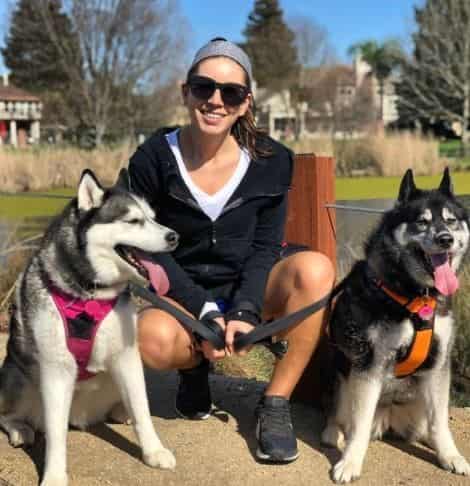 Ashley Zavala loves to go for walk with her two pet Huskies. Is Ashley married again? Who is her husband?
